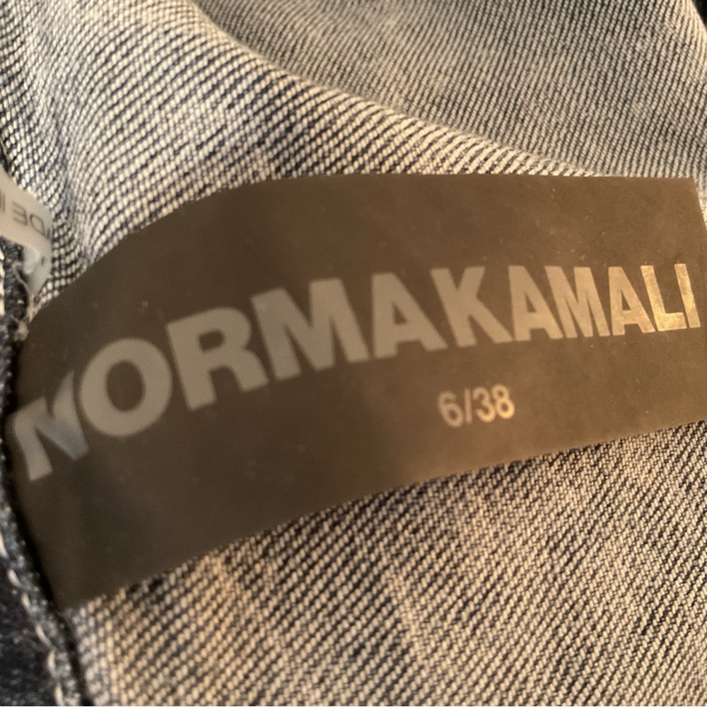 Norma Kamali Gang Coat ~ Blue Acid Wash, NWT - Picture 8 of 16